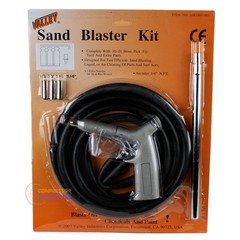 Valley Sandblasting Kit with 10 Ft Hose and Pick-Up Tool Air Inlet 1/4″ NPT