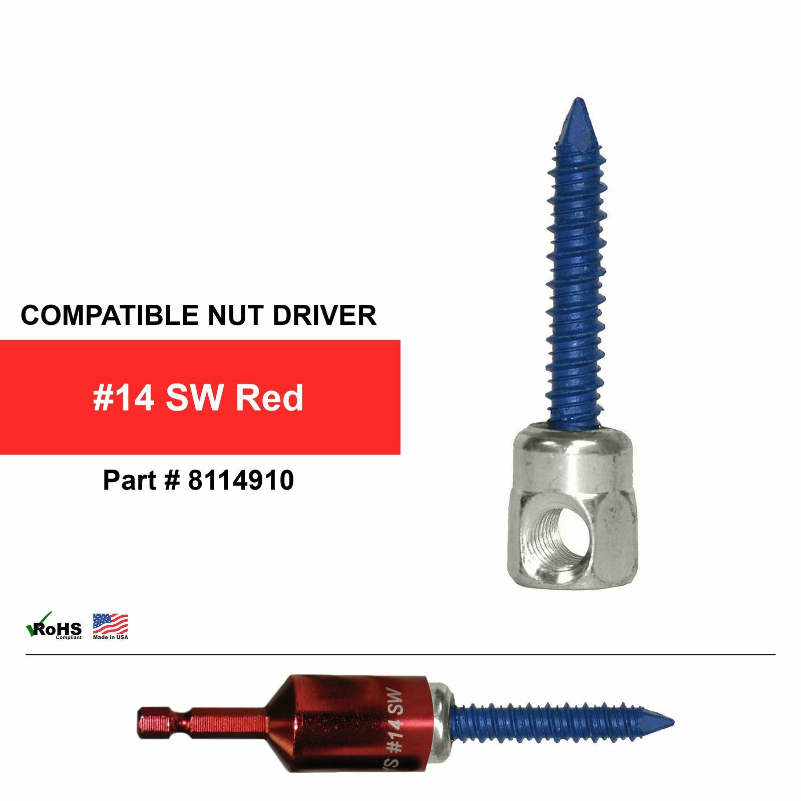 Sammys SWC 20 3/8 Inch Screw Horizontally Threaded Rod Anchor pack of 100 gallery