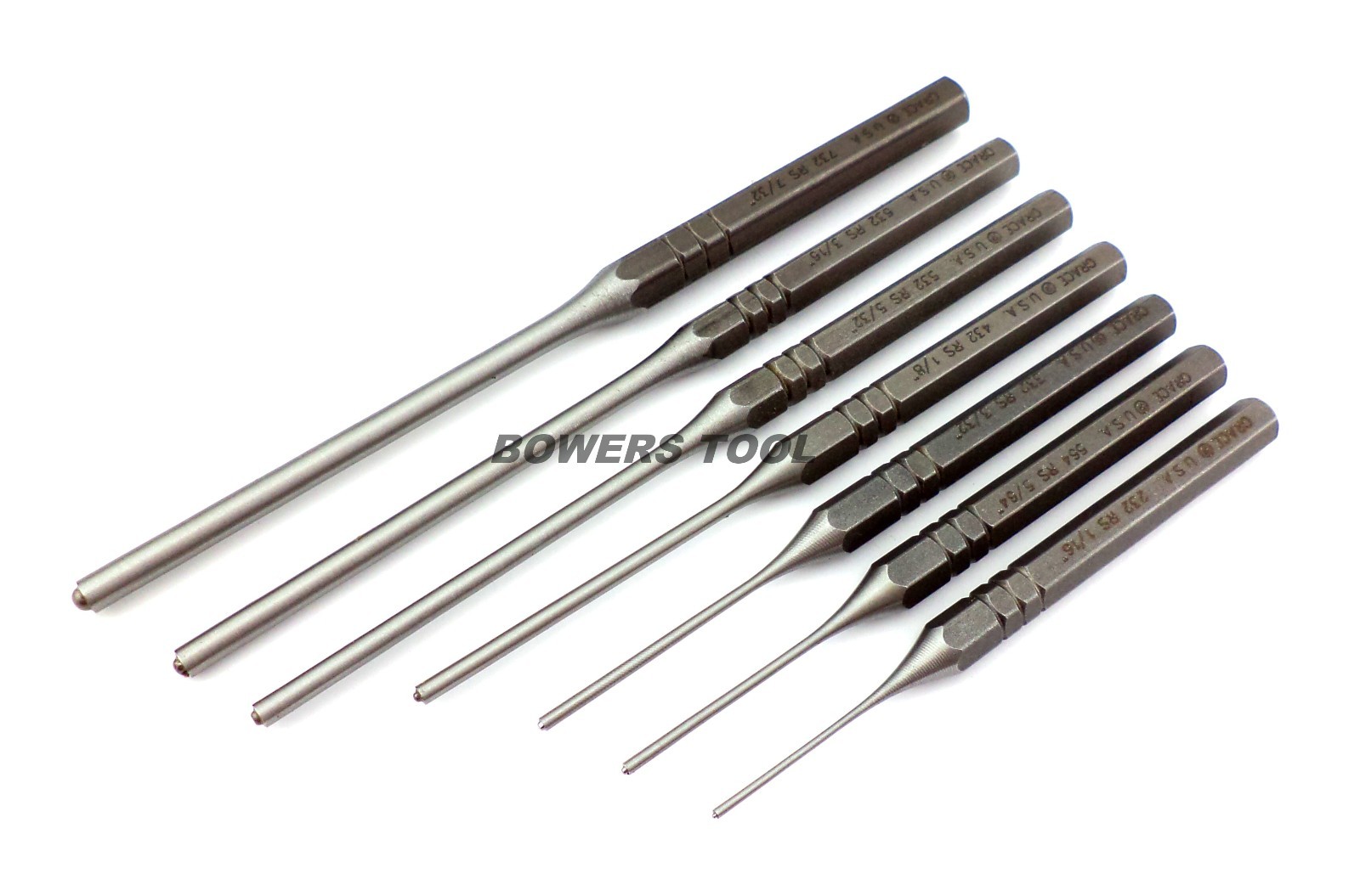 Grace Gunsmith Roll Spring Pin Punch Set 7pc Gun Care Machinist Made in USA gallery