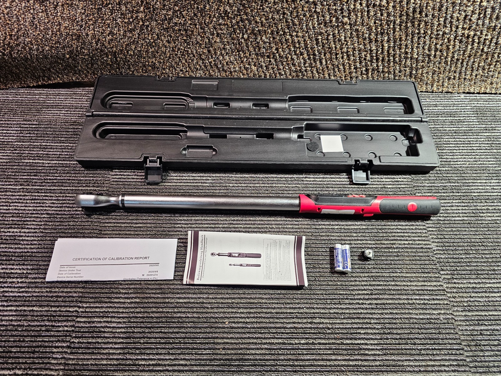 Rekin Digital Torque Wrench 1/2 Inch Drive Digital Torque Wrench, 17-340 Nm gallery