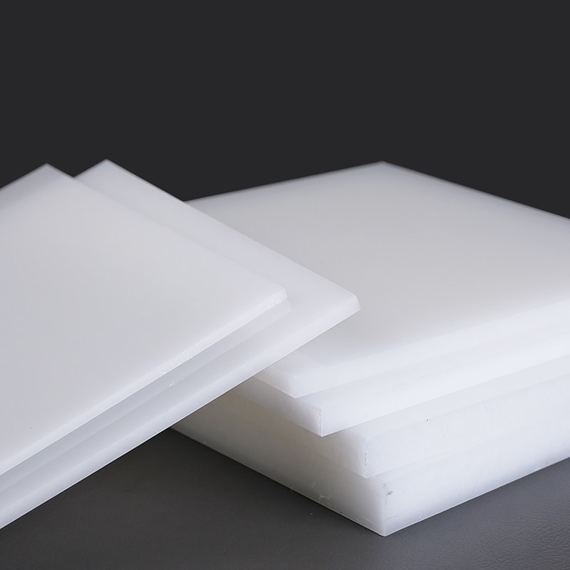 White Polypropylene Nylon Sheet Plastic Plate Board 2mm-20mmThick 100/200/300mm gallery