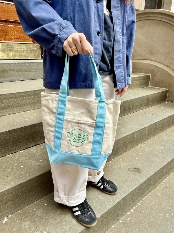 AUTHENTIC Trader Joe's Mini Tote FULL SET - 2026 Spring Pastels gallery
