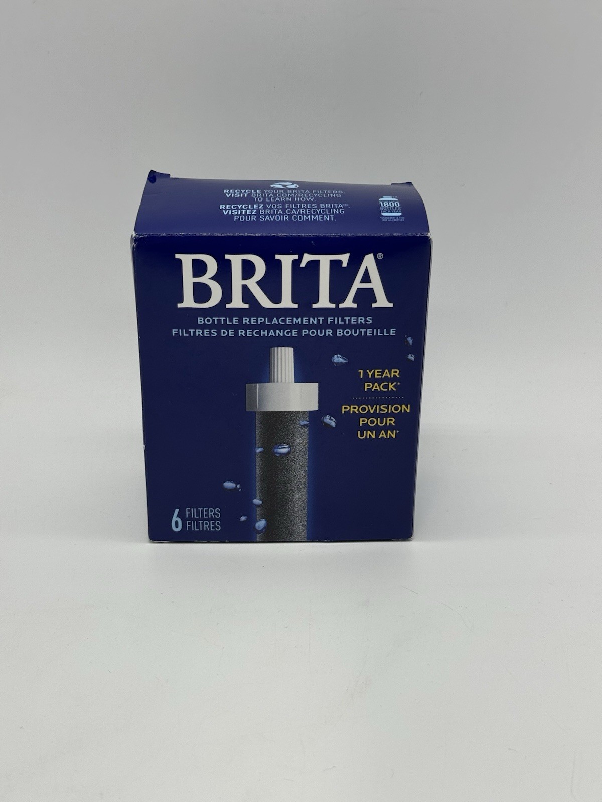 BRITA Bottle Replacement Filters 6 Filters New Sealed In Box gallery