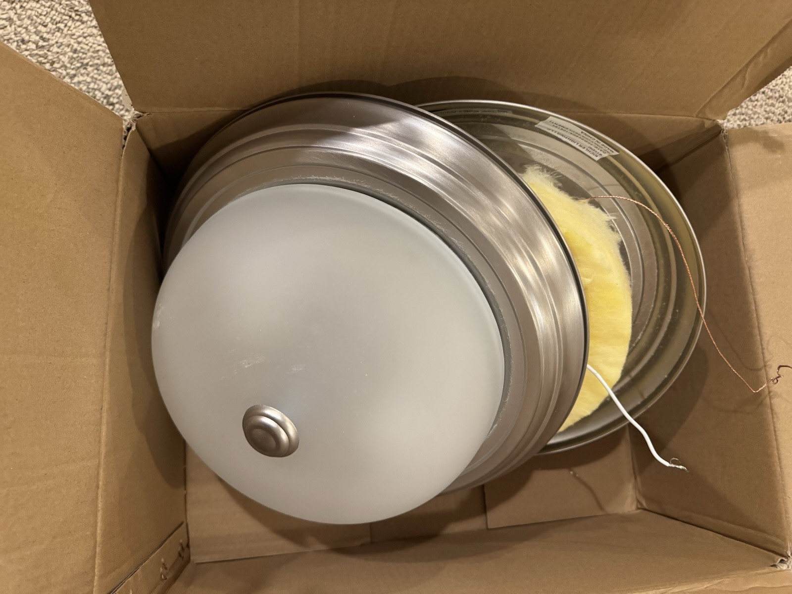 LED Ceiling Flush Mount Ceiling Light Brushed Nickel 2-PACK 10''/12"/14" gallery