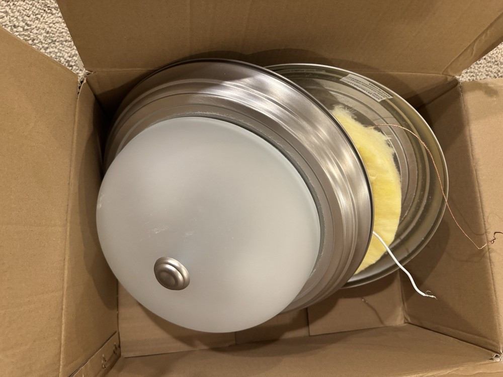 LED Ceiling Flush Mount Ceiling Light Brushed Nickel 2-PACK 10''/12"/14"