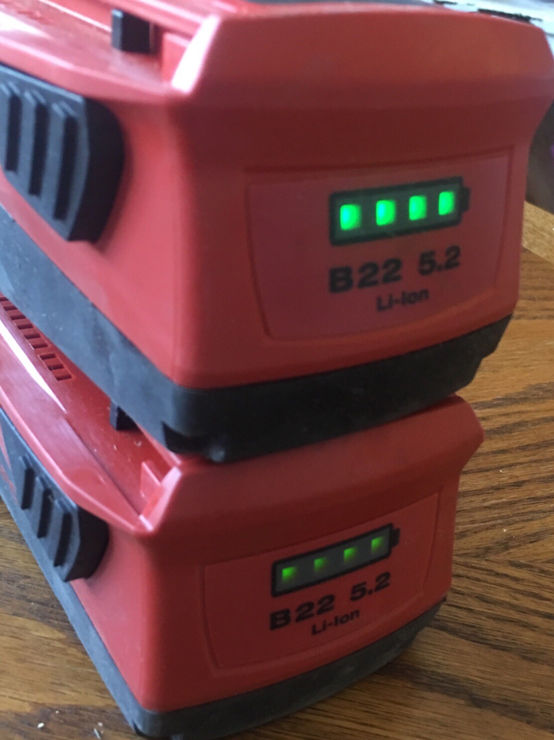 2 Hilti CPC B22 5.2Ah Li-Ion Cordless Tool Batteries gallery