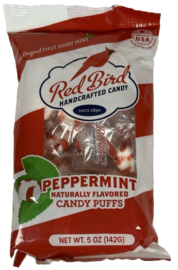 Red Bird Soft Peppermint Candy Puffs 5 oz Bag Fat & Gluten Free Best By 06/2027 gallery