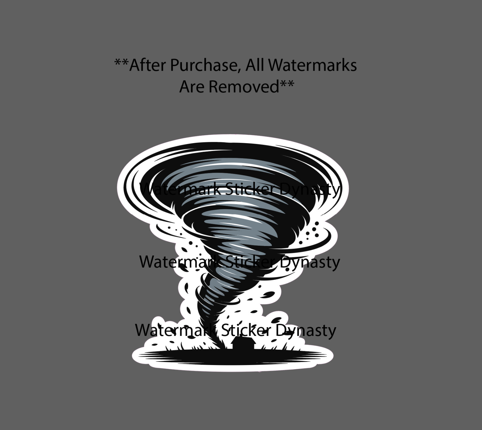 Tornado Sticker Waterproof Decal Stom Weather Rain Disaster Home Gift NEW gallery