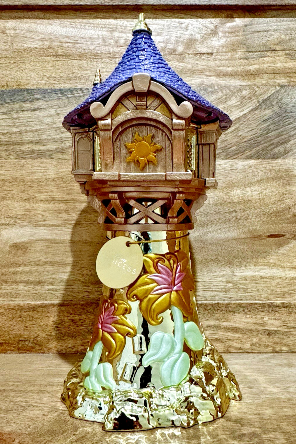 Bath & Body Works Disney Princess Rapunzel Tower 3 Wick Candle Holder ~ NIB gallery