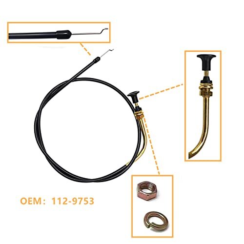 Replace For Toro TimeCutter Zero Turn Choke Cable 112-9753 Mower Part 42 Inch gallery
