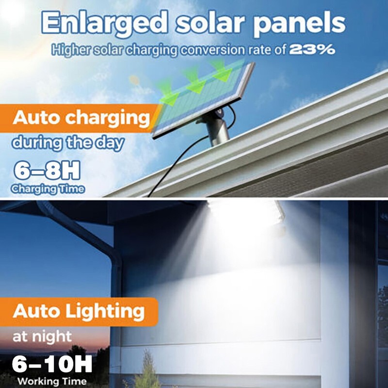 234 LED Solar Motion Sensor Wall Light Indoor Outdoor Garden Security Flood Lamp gallery