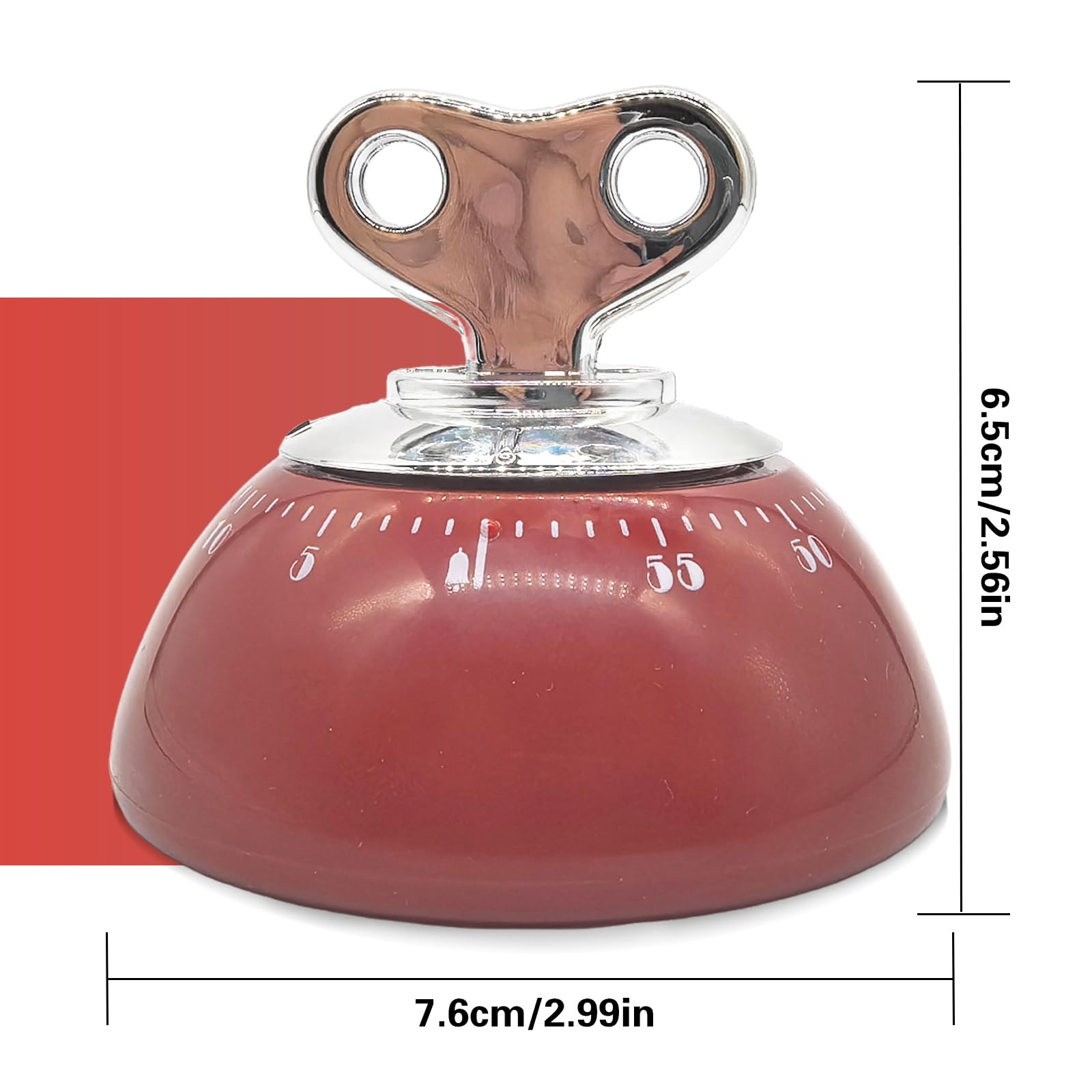 Mechanical Kitchen Timer Wind up Retro Manual Countdown Clock gallery