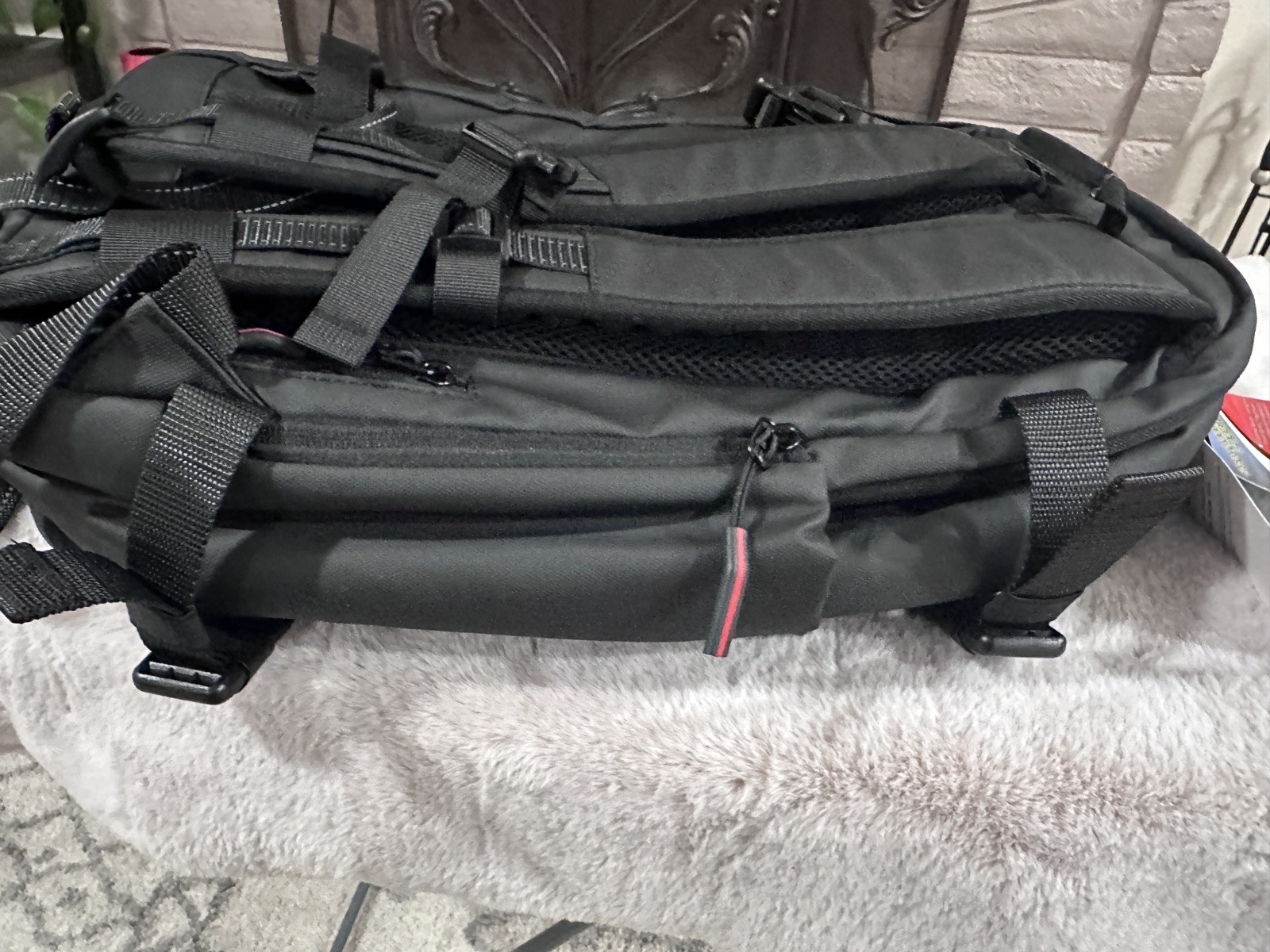 Travel Sentry Backpack  Black Vacuum Compression Air-Back Expandable Vacpack 3