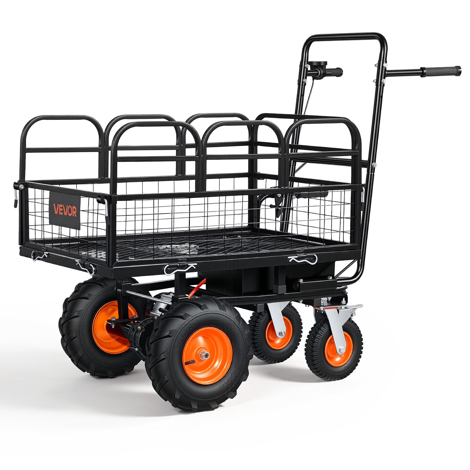 VEVOR Electric Utility Cart Power Wagon Wheelbarrow 36V 432 Wh Battery 660 lbs gallery