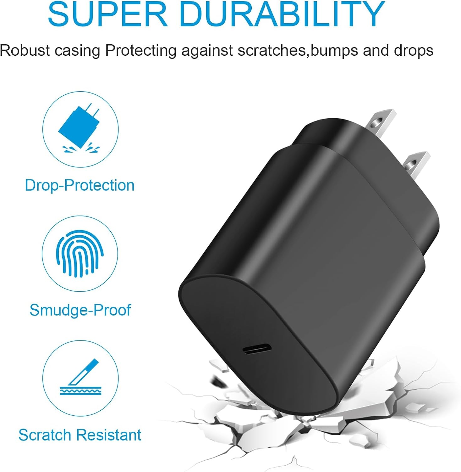Type C Charger Fast Charging for iPhone 17 16 15,USB C Samsung Chargers Block 25 gallery