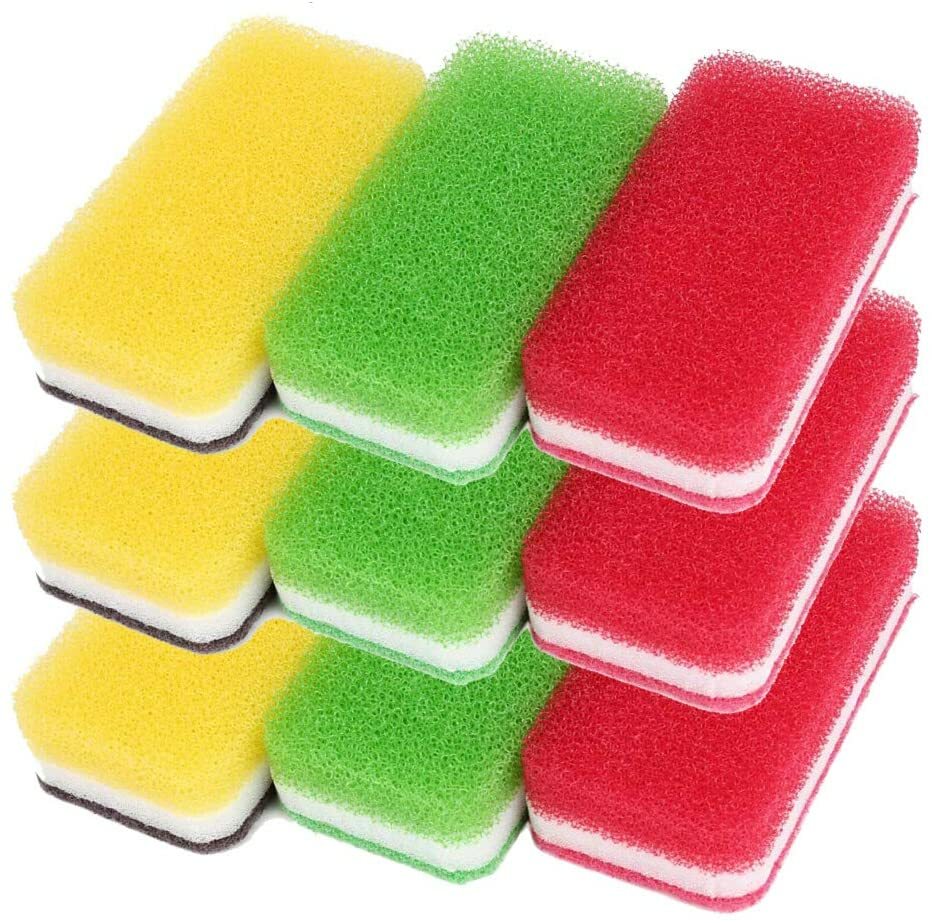 Duskin Sponge for Kitchen Antibacterial Type 3 Colors Pieces Oil Stain Resistant gallery