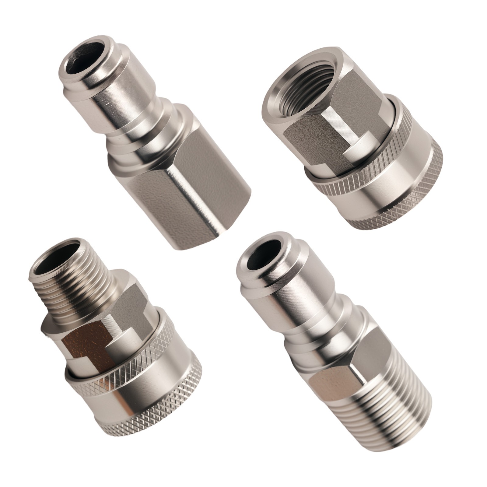 3/8" NPT Quick Connect Adapter Kit Pressure Washer Coupler Stainless Steel gallery