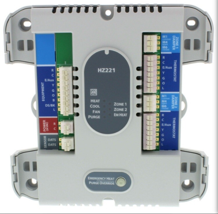 Honeywell HZ221 True Zone Control Panel 24VAC 2 Zones gallery