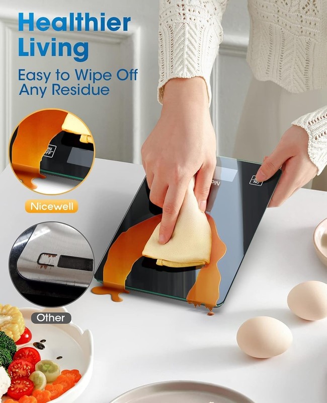 Compact Digital Food Scale - Effortless Weight Measurements up to 22 Pounds gallery