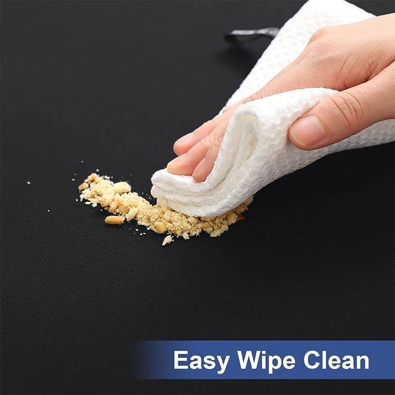 Elastic Fitted Rectangle Table Cover 6ft 85x85cm Washable Polyester JT898 gallery