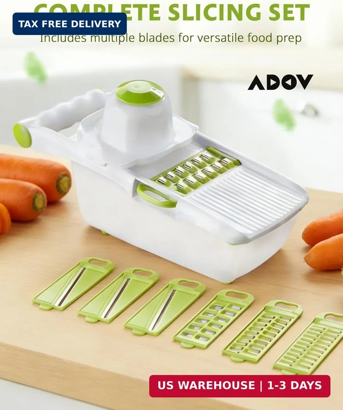 Mandoline Slicer for Kitchen, Adjustable Mandoline Food Slicer, Vegetable Slicer gallery