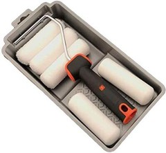7 Piece 4 Paint Roller Kit Includes Acrylic Polyester And Foam Covers Deluxe Pl