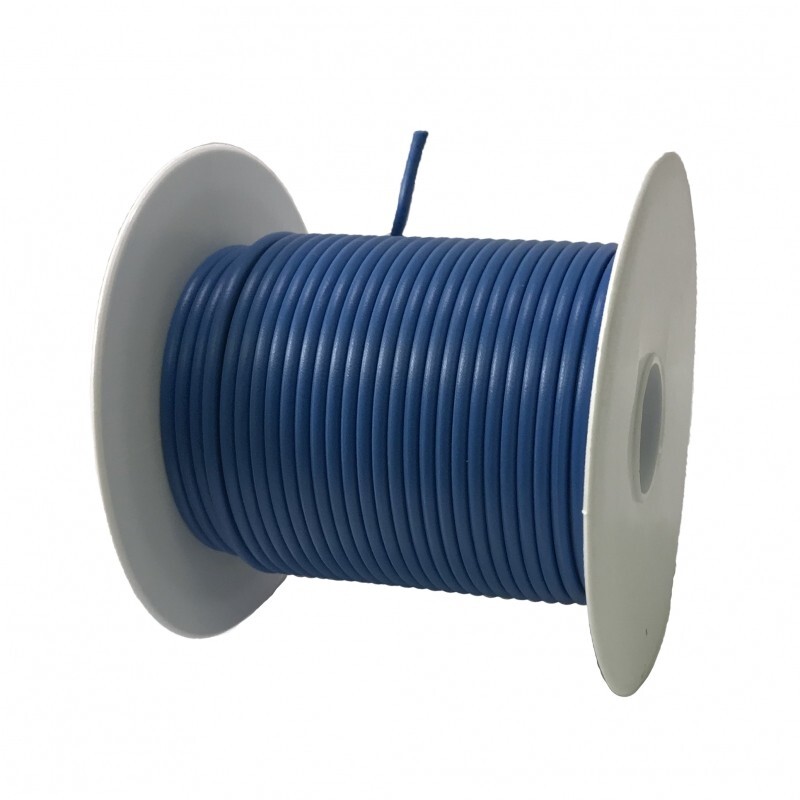 Deka 07554 Blue 14 AWG Machine Tool Primary Wire Copper 600 V - 100 FT - USA gallery