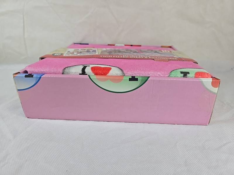 One Direction Micro Mink Twin Sheet Set Pink 2pc Vintage Harry Styles 1D RARE gallery