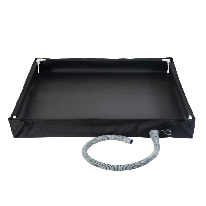 Space Saving Camping Shower Basins Multipurpose Folding Shower Pan with Drains gallery