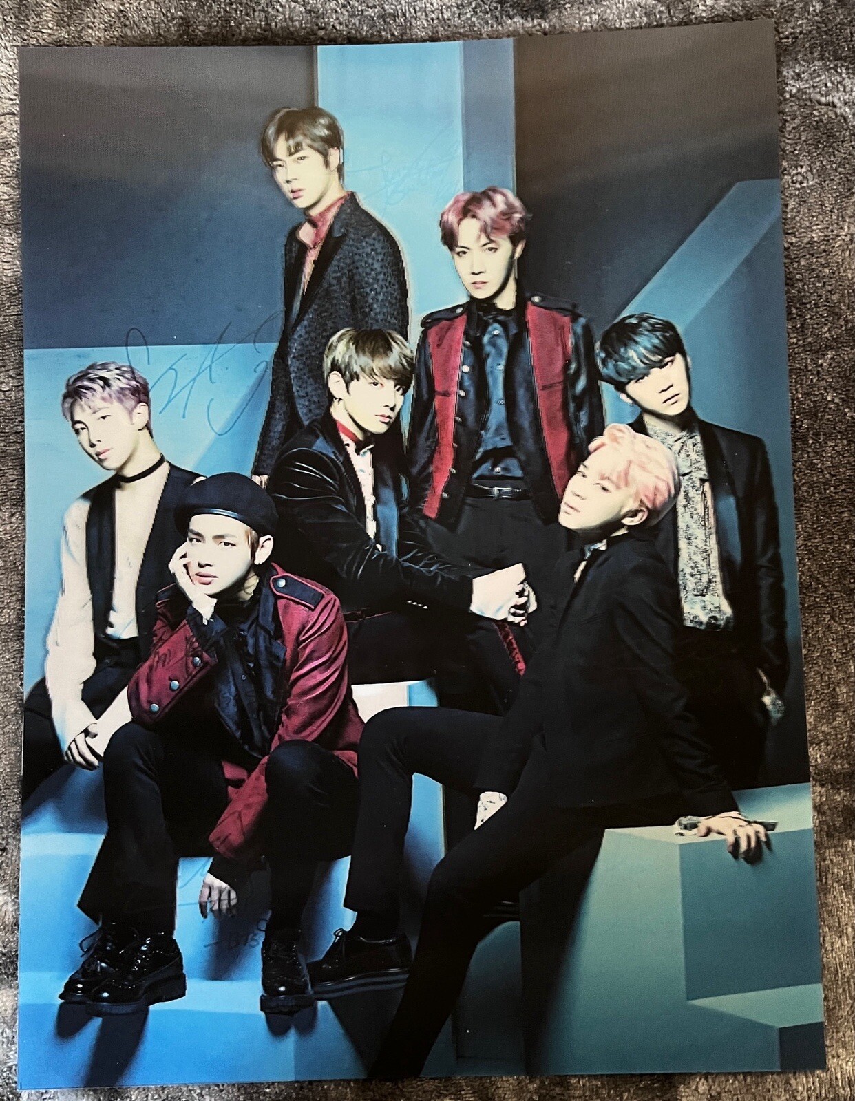 BTS-Jin、SUGA、j-hope、RM、Jimin、V、Jung Kook,3D Poster, 3D Effect ,3 images In One gallery