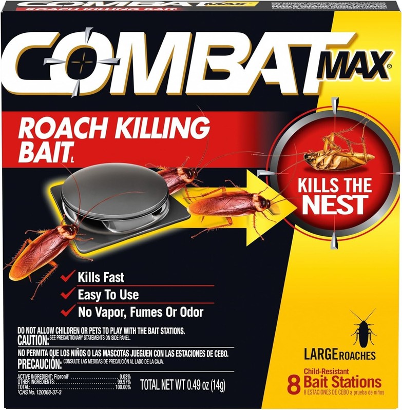 Combat Max Large Roach Killing Bait, 8 count (Pack of 1) gallery