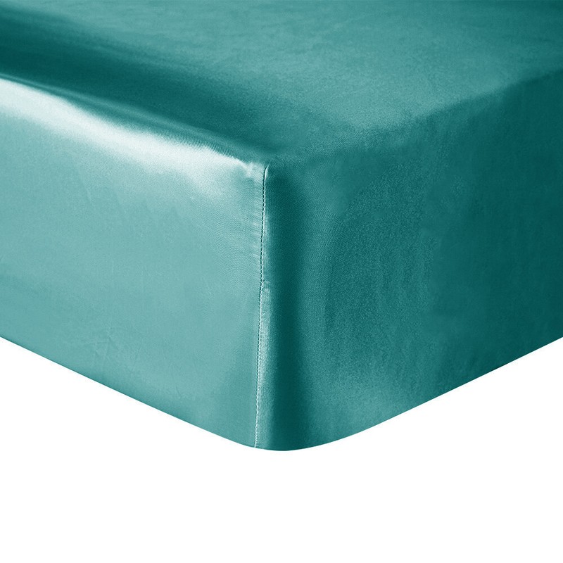 4PC Bed Sheet Set Luxury Satin Silk Sheet Set Ultra Soft Wrinkle Free Collection gallery