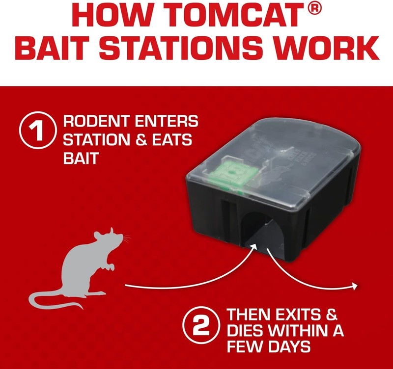 Pre-Filled Rat & Mouse Disposable Stations - Safe for Children & Pets 2-Pack gallery