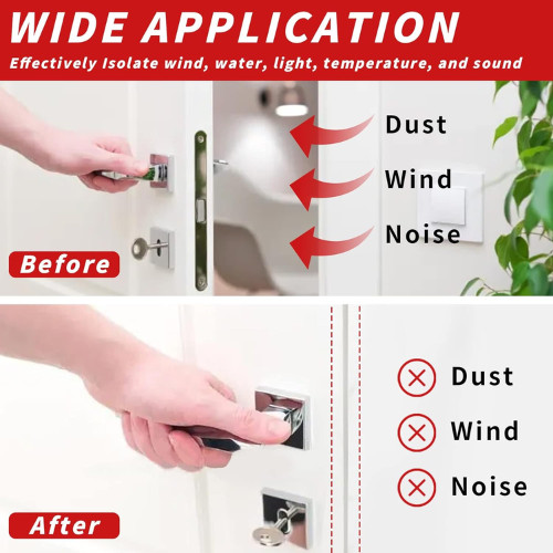 50 Feet D-Shape Rubber Weather Stripping Door Seal Strip, Self-Adhesive Backing gallery