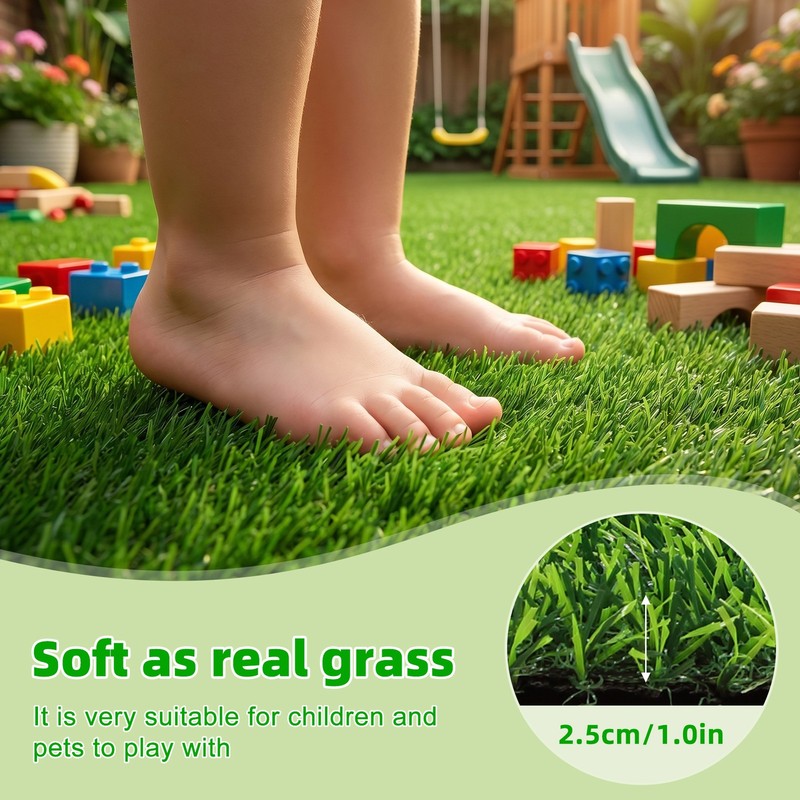 Artificial Grass Mat Synthetic Landscape Fake Lawn Pet Dog Turf Garden gallery