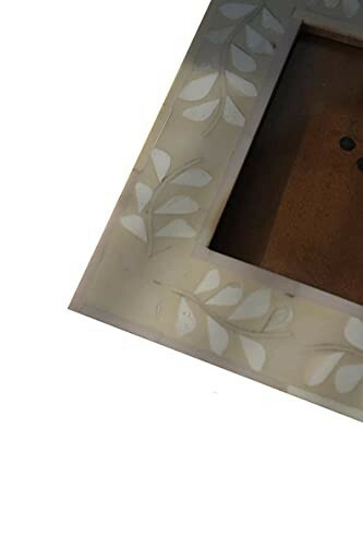 BLACK Bone Inlay Picture Frame Bundle, Set of 2, 4x6in, 5x7in gallery