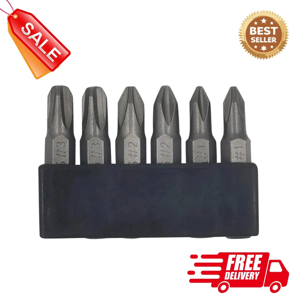 6Pcs 35Mm JIS Screwdriver Bit Set with Magnetic Tip, 1/4 Hex Shank, S2 Alloy_Ste gallery
