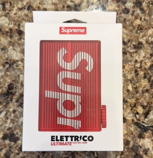 Supreme Silca Elettrico Ultimate Inflator Pump Red SS26 Authentic Ships Same Day gallery