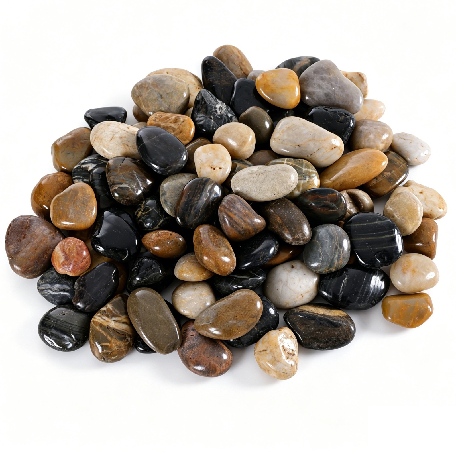 19lb River Rocks Polished Decorative Pebbles Stone for Plant Fish Tank Landscape gallery