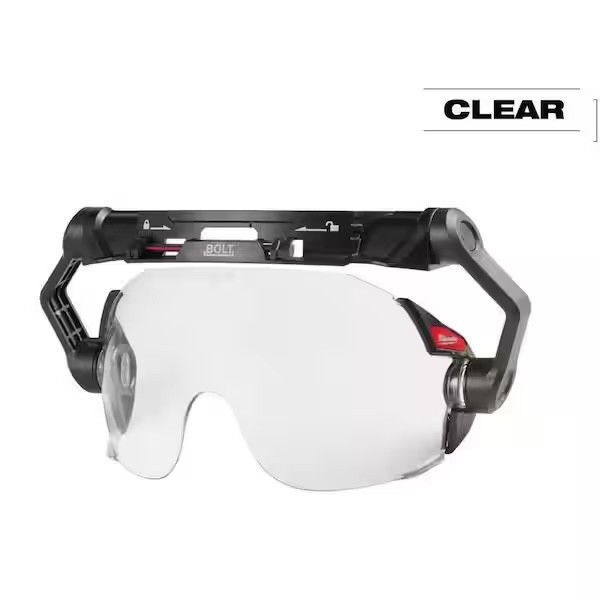 Milwaukee BOLT Clear Dual Coat Lens Eye Visor and Bolt 24dB Earmuffs Combo New! gallery