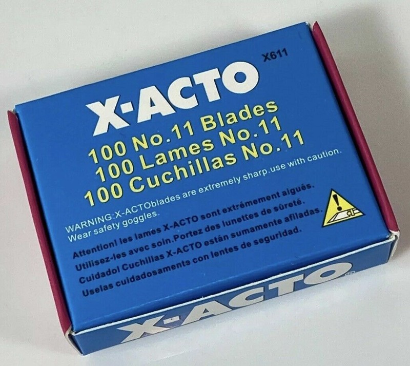 100 pcs for X-ACTO Knife Scoring Sharp Blades EXacto Set Pack Hobby Crafts Arts gallery