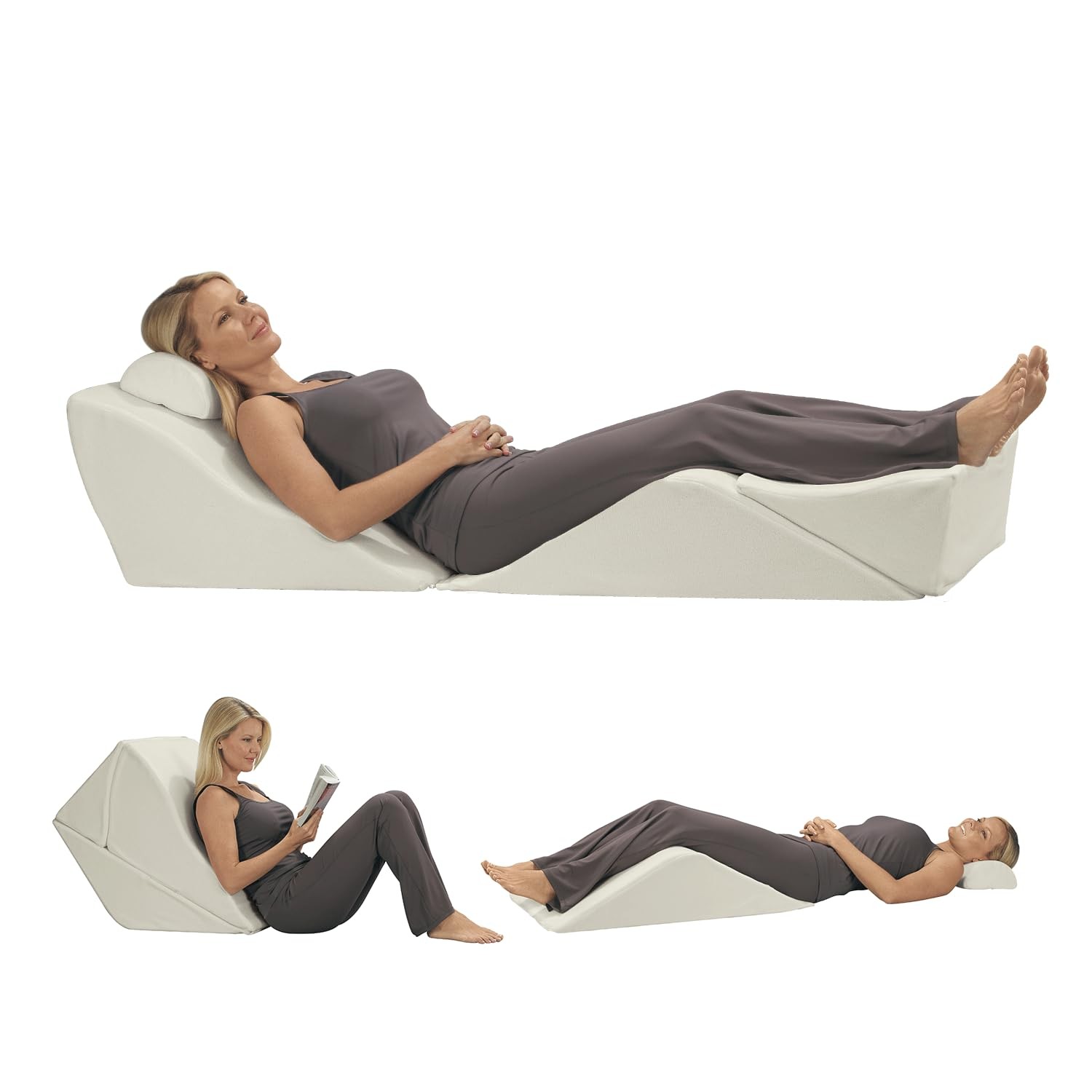 Contour BackMax Bed Wedge Lumbar Support System - Multi-Positional Back, Leg gallery