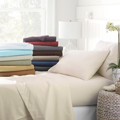 Kaycie Gray Basics 4PC Sheets Set Ultra Soft Hypoallergenic 19 Different Colors