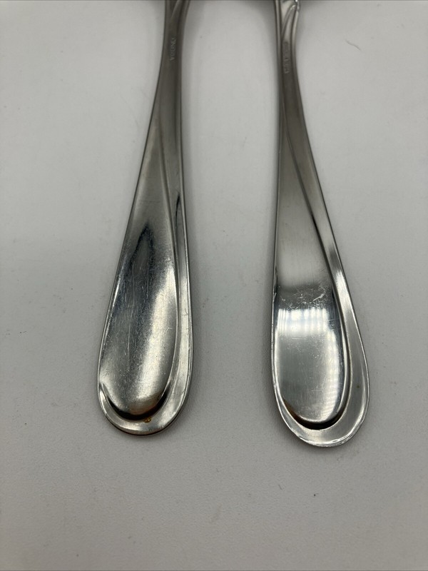 (2) Dinner Forks Oneida stainless Flight Reliance 7 3/8" Flatware gallery