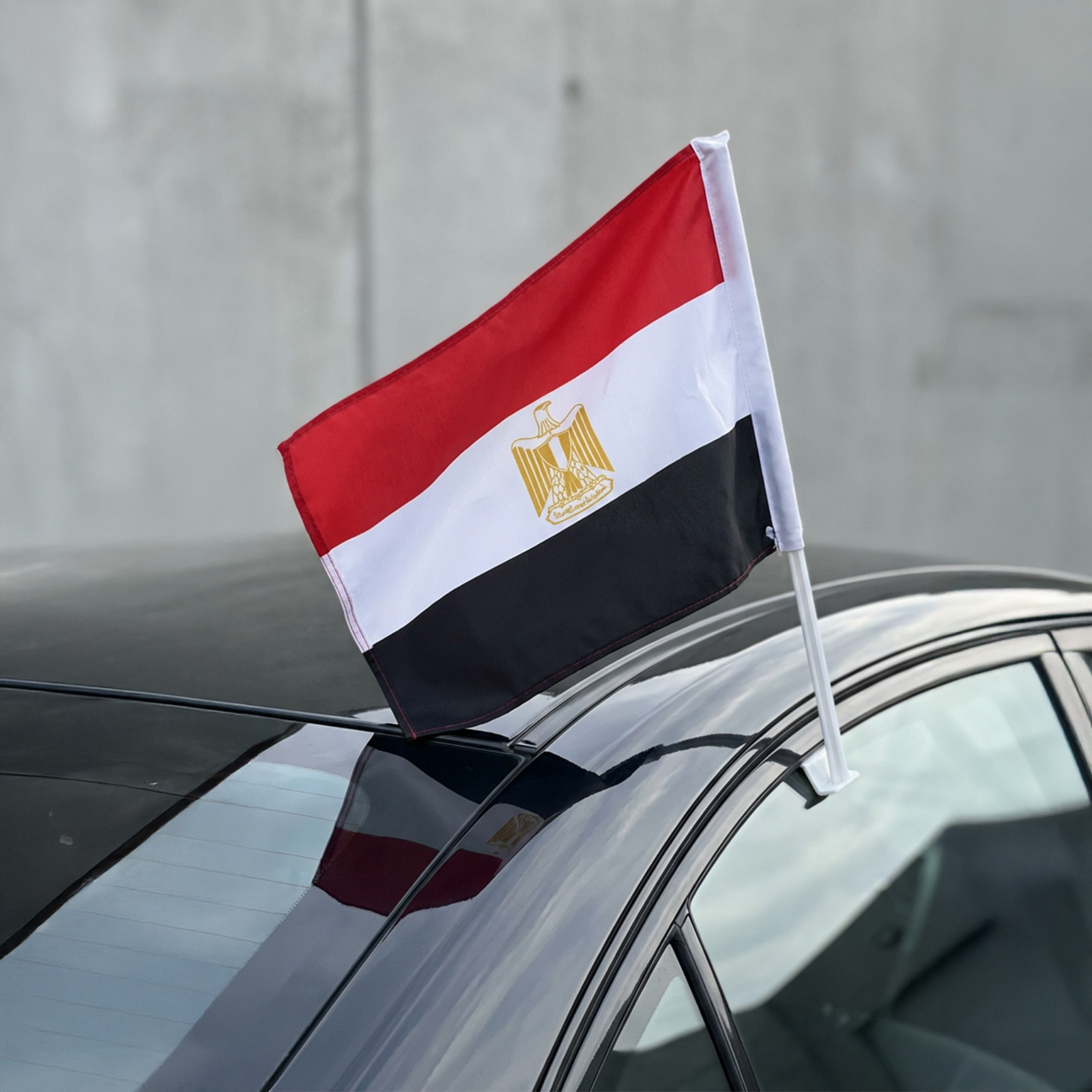 Egypt Car Window Flag Double Sided National Team Soccer Football Fan Banner gallery