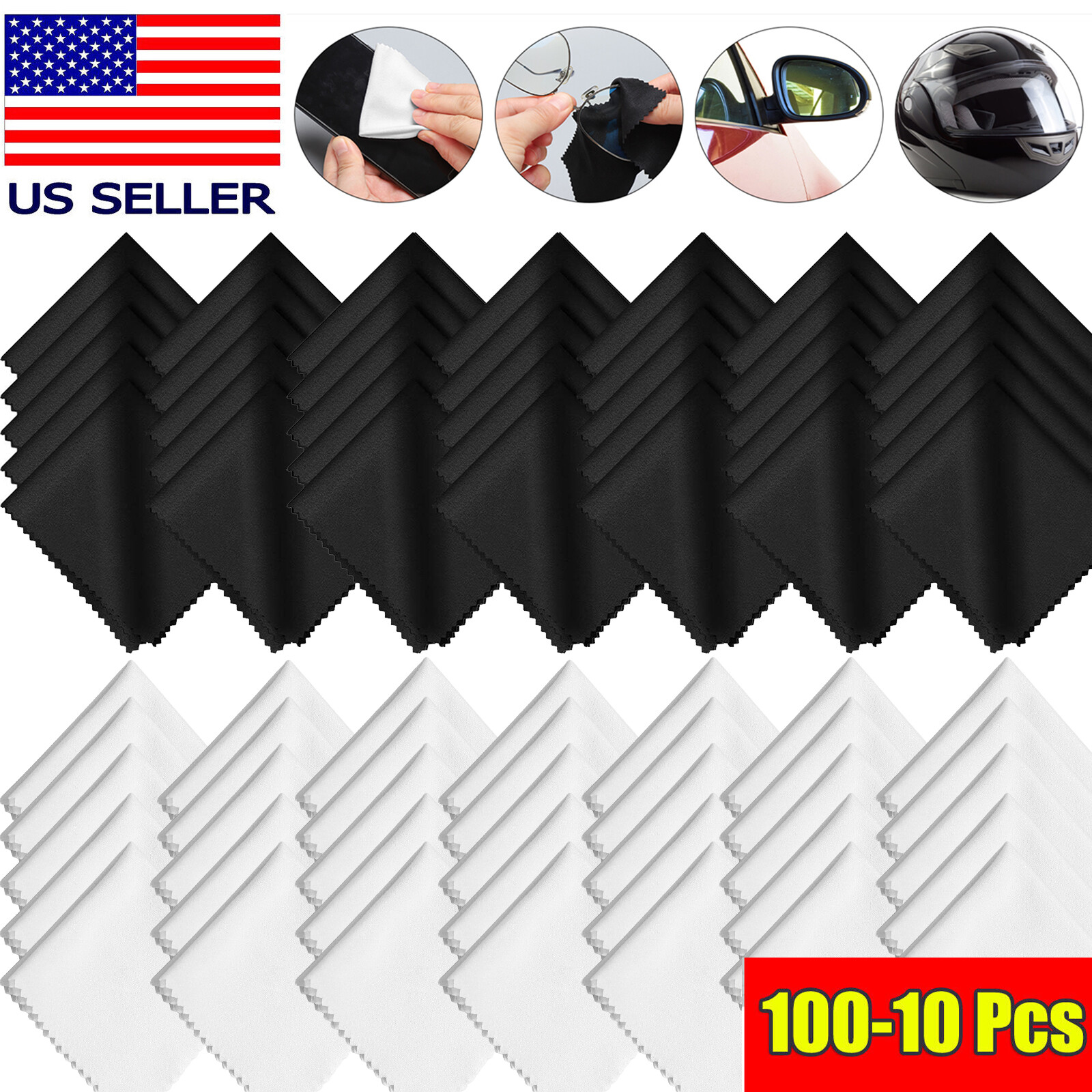 Lot Premium Microfiber Cleaning Cloth Eyeglass Sunglasses Cleaning Camera Screen gallery