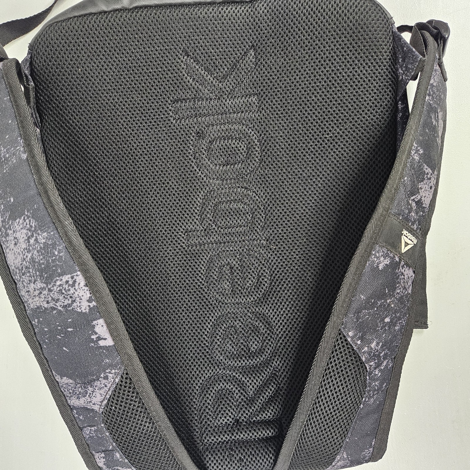 Reebok Spellbinding Backpack Water Resistant Black Marble 3