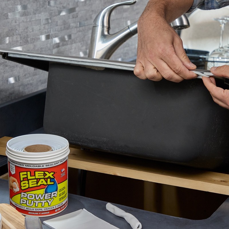Flex Seal Power Putty Rubberized Moldable Sealant Waterproof Leak Repair gallery