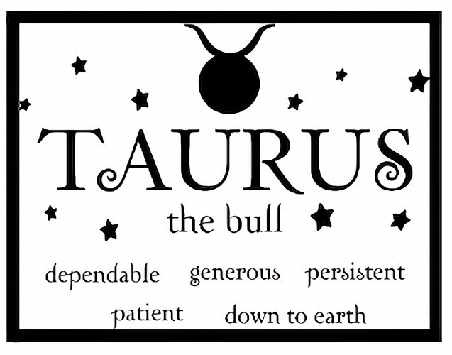 Taurus The Bull Dependable Generous Persistent Zodiac Astronomy -MAGNET