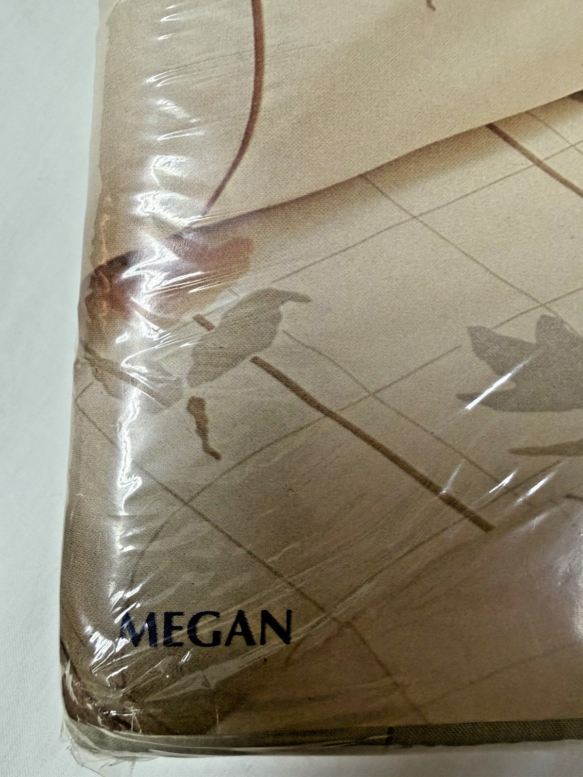 NEW NIP Dan River Full Double Flat Sheet No Iron Percale Megan Made in USA 81x96 gallery